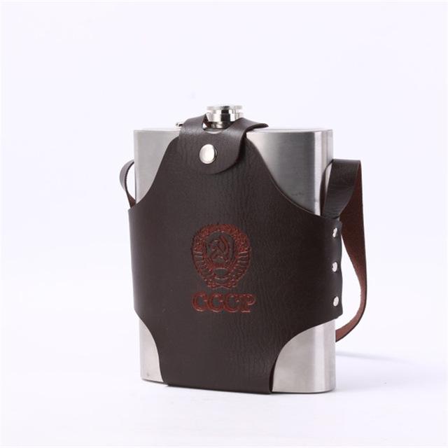 8/18/32/48/64 унций негабаритная бутылка для виски, бутылка для виски, сумка Cccp, портативная фляжка для алкоголя из нержавеющей стали