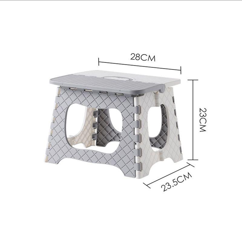 Складная многоцелевая пластиковая стремянка, прочное сиденье, домашний переносной стул для кемпинга