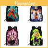 Школьный рюкзак для мальчиков с изображением персонажей Dragon Ball, изготовленный из дышащей ткани Оксфорд и обладающий большой вместимостью.
