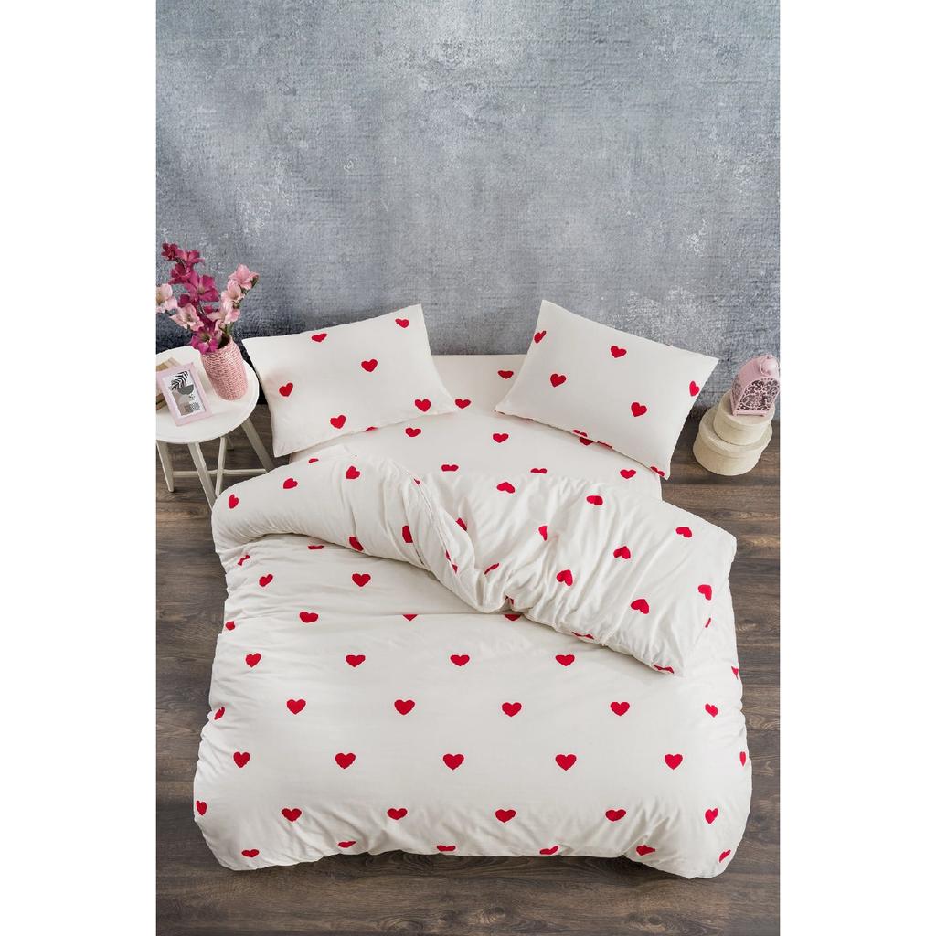Tiles Single Patterned Duvet Cover Set, Elastic Sheet And 1 Pillowcase