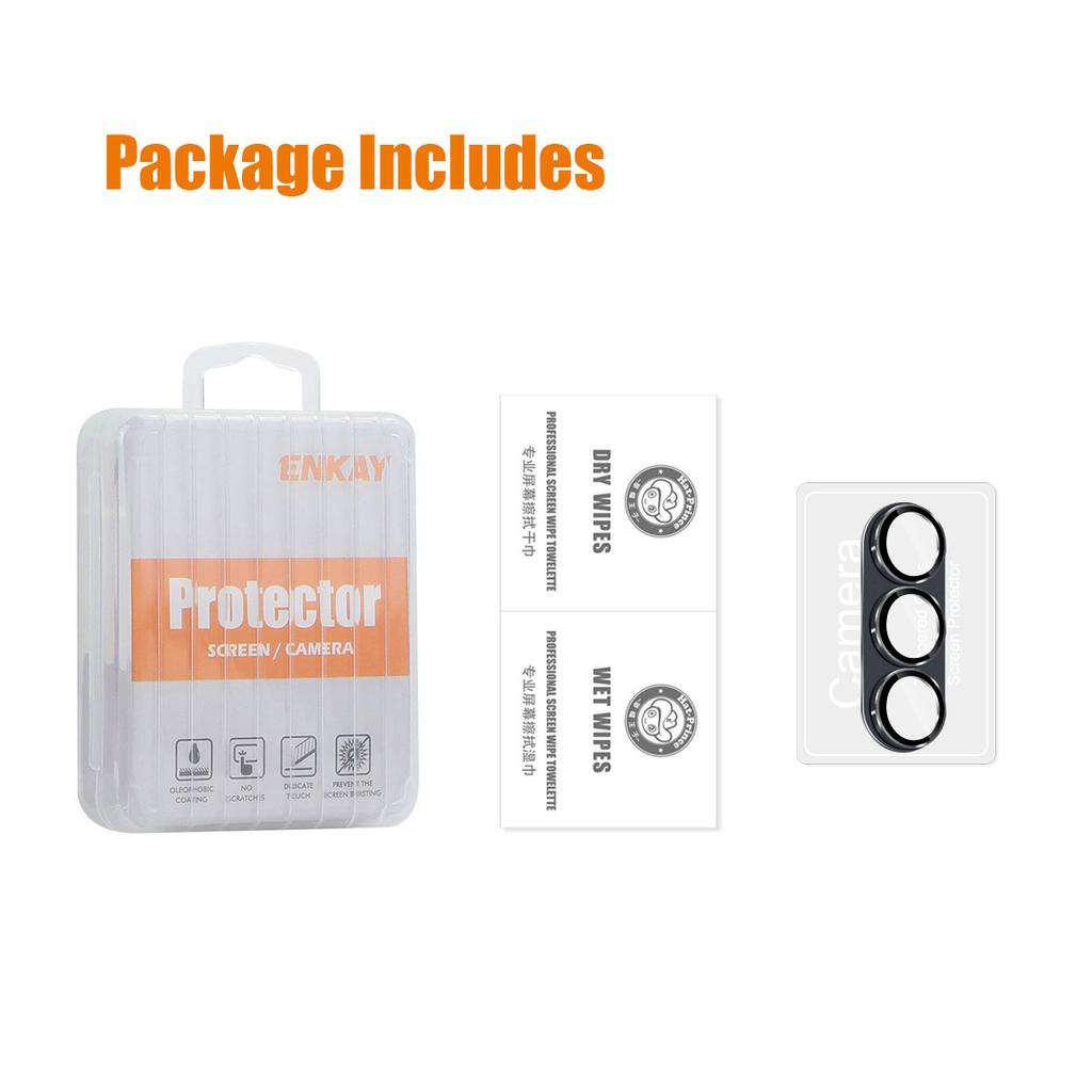 For Samsung Galaxy S26 Ultra ENKAY HAT PRINCE Camera Lens Protector Matte AR Metal + Tempered Glass Lens Film