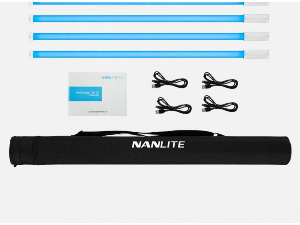 Ручной светодиодный заполняющий свет Nanlite PavoTube T8-7X для креативной портретной фотографии.