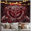VIKAMA Solar System Planetary Tapestry Science Fiction Style Bedroom Headboard Decorative Backdrop Room Decoration