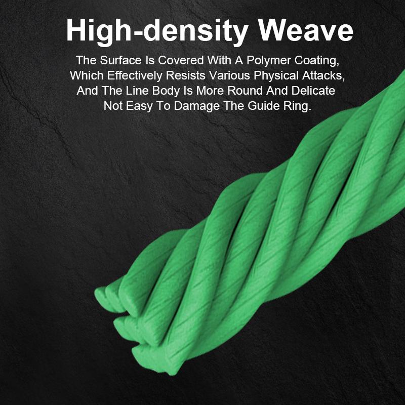 Kingdom Рыболовные лески, 9 нитей, плетеная полиэтиленовая леска, очень жесткая и прочная, 150 м, 9 размеров