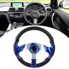 Универсальный руль для автомобиля, гоночный, дрифтовый, из искусственной кожи, 13 дюймов (320 мм), синий.
