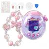 KUMORINO Tamagotchi Рай Набор чехлов (Защита для ПК + Пленка на экран Силиконовый колпачок на палец 3D Стикер Бусинный ремешок) Совместимое подключение Полная ударопрочность