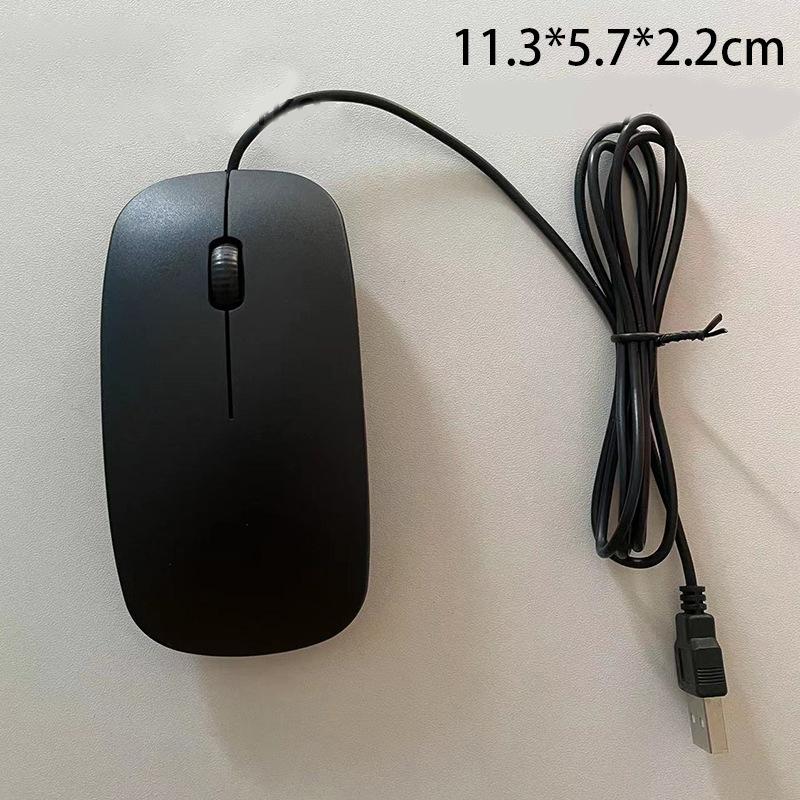 Горячая продажа нейтральная проводная мышь 2.4Ghz с USB-кабелем эргономичные ультратонкие мыши для ПК ноутбука бизнес компьютер офисная мышь 1.2M