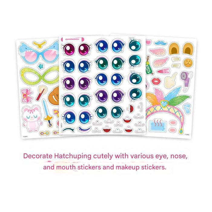 Сделано в Корее – Лови падающую звезду! Игровой набор наклеек для переодевания Тинипингов (Хачупин / Твинклпин / Шиммерпин / Спарклпин)  (5 вариантов)