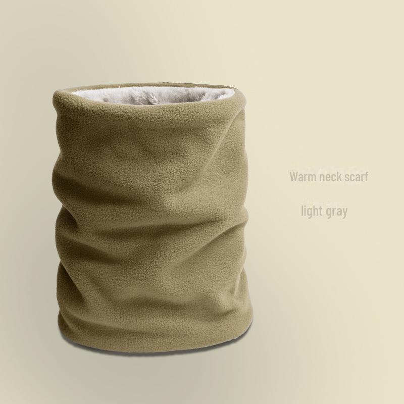 Winter Cycling Windproof Hat and Mask with Velvet Earmuffs