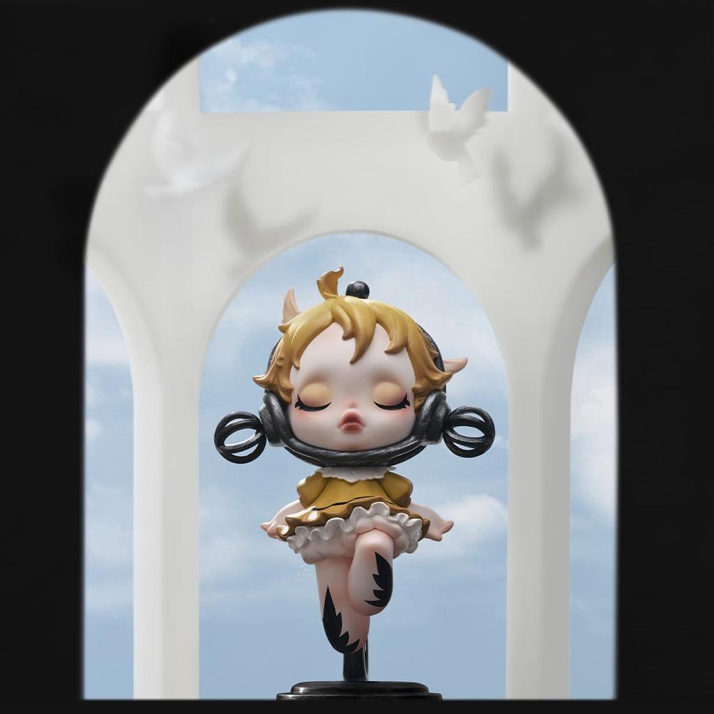 POP MART SKULLPANDA Изображение реальности серии Pop Mart Gacha Gacha Blind Box Фигурка Пластиковая модель Премиум игрушка Мягкий винил Оригинальный персонаж День рождения