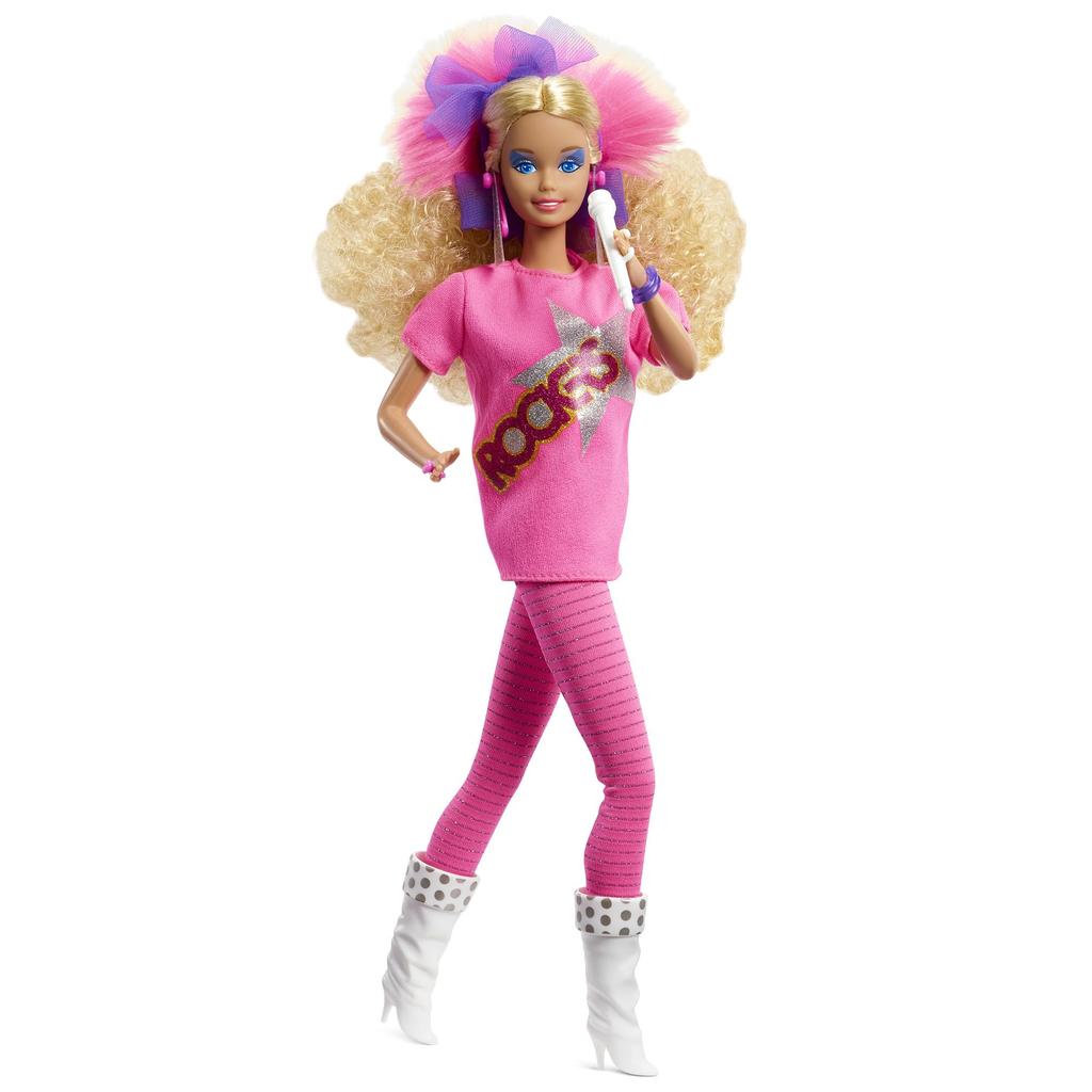 Barbie Signature Barbie The Rockers Barbie 40-й юбилей Репродукция куклы Коллекционная кукла Сгибающееся тело Кукла Барби Розовый JJY10 &