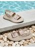 Caesar summer breathable men's sandals 2026 new Velcro driving toe exposed anti slip and anti odor beach shoes for men