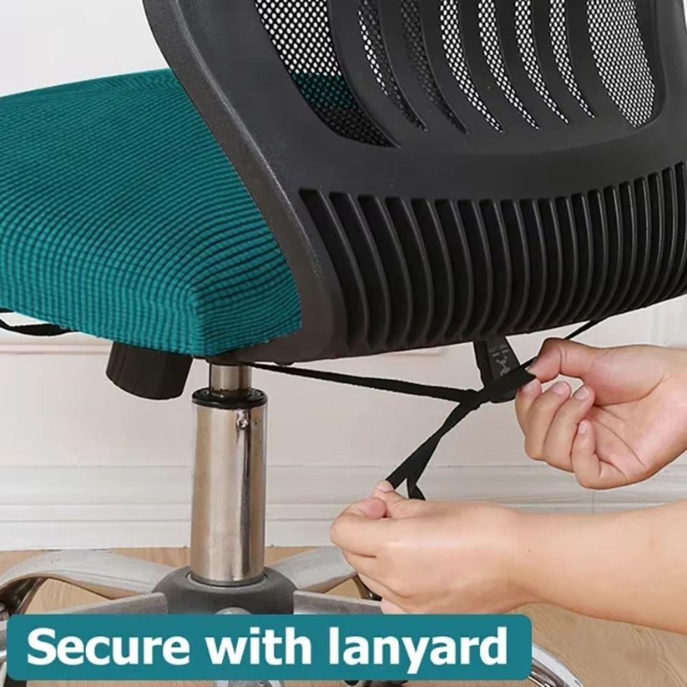 Утолщенные чехлы на сиденье офисного кресла, съемный чехол для кресла, новый пылезащитный чехол для кресла