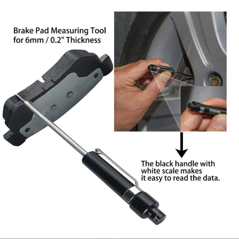 6mm Thickness Brake Pad Tester Accurate Brake Pad Measuring Tool Auto Brake Detection