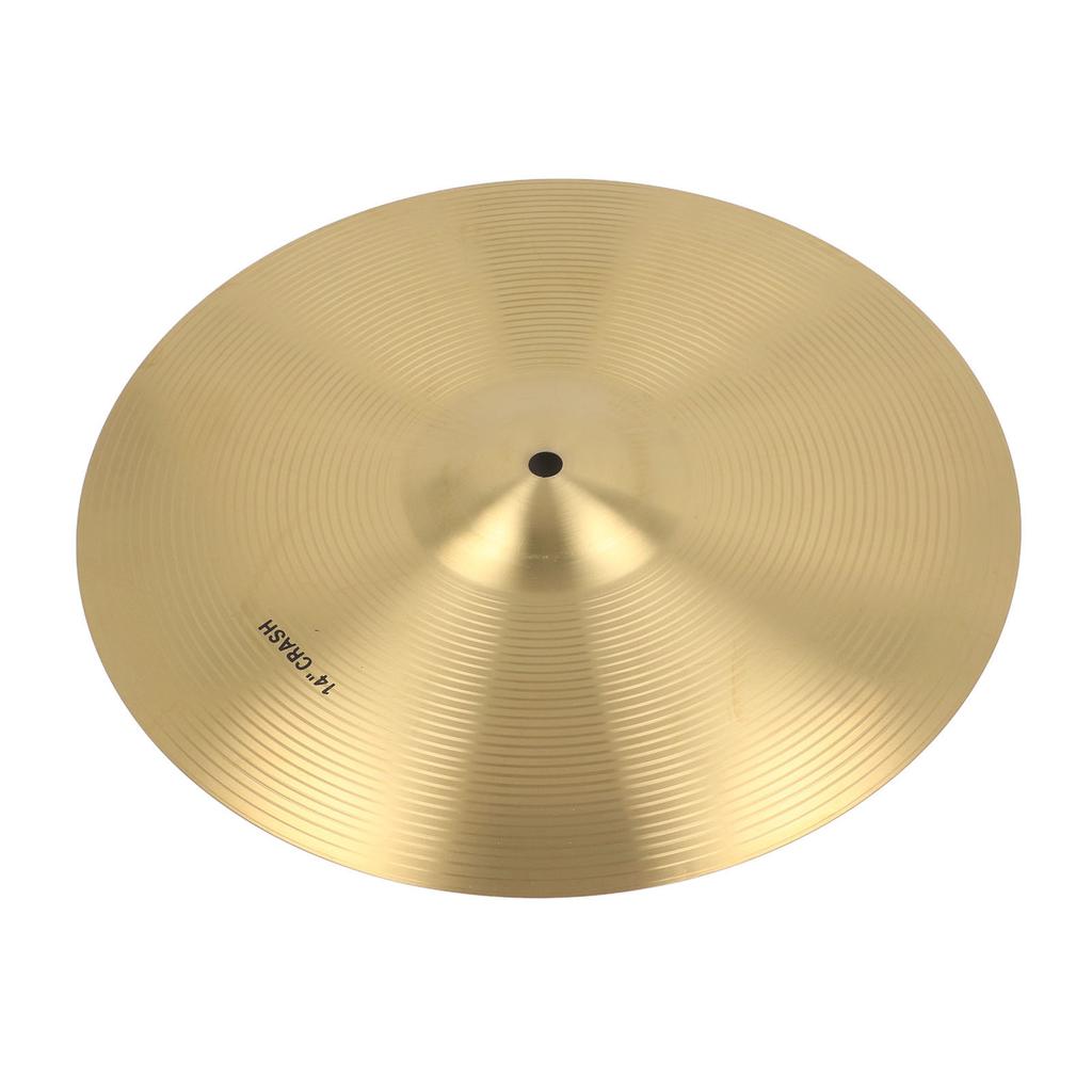 Crash Cymbal, четкий звук, латунная джазовая барабанная тарелка для профессиональных любителей музыки, 14 дюймов