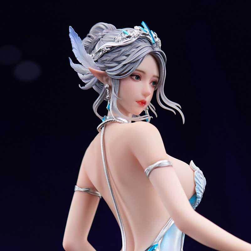 Медведь Панда × Xuanji Technology Масштаб 1/6 Призрачный клинок Хайцинь Янь Встреча Фигурка Модель Коллекционная Степень Украшение для витрины