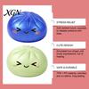 Soft Tactile Toy Bun Squeeze Non-Sticky Slow Rebound Stress Relief Fidget Simulated Fold Cute Shape Portable Decompression Gadget for Kids Adults