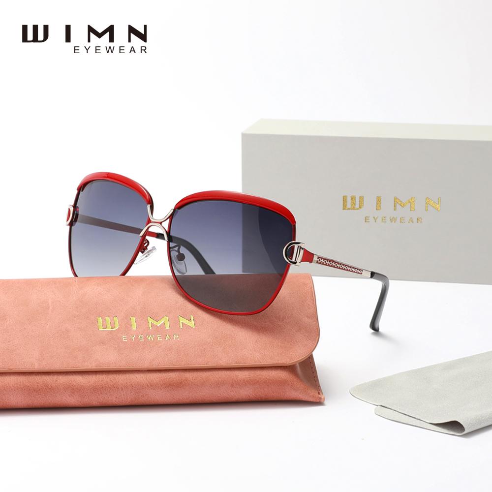 WIMN Design поляризованные градиентные солнцезащитные очки для женщин в стиле бабочки высококачественные солнцезащитные очки модные женские очки