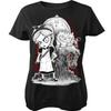 AFTERLIGHT Alice In Wonderland T-Shirt Womens Gothic Punk Rock Emo Fantasy