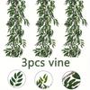 UV-Resistant Artificial Willow Vines Perfect for Home & Garden Decor, Outdoor Ceremonies, Weddings, and Holiday Parties