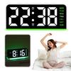 4 Levels Brightness Digital Alarm Clock Dual Alarms Electronic LED Clock  Wall-mounted Clock