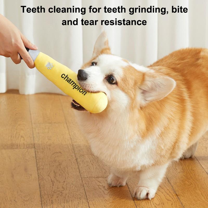 Устойчивая плюшевая бейсбольная бита, бейсбольная игрушка для собак, мягкая пищащая бейсбольная бита, игрушка для собак, интерактивная игрушка для домашних животных, товары для животных