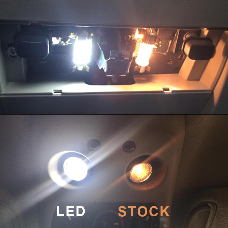 BADEYA Canbus White Error Free LED Interior Dome Reading Light Bulb Kit For Renault Clio 2 3 4 II III IV MK2 MK3 MK4 (1998-2017)