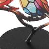 Double Sided Acrylic Bird Ornament 2D Decorative Bird Figurine  Home Office Decor