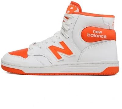 Кроссовки BB480 High white/poppy