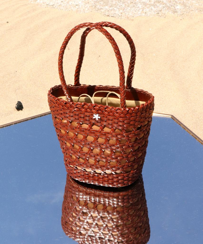 Elke Bloem Lagos Brown Leather Tote Bag