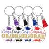 30 шт. Акриловые брелки для ключей с выпускным, поздравляю с выпускным, с кисточкой, класс