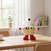 Cartoon Snack Fruit Plate Large Capacity Drain Basket Dopamine Tea Table Plate  Dining Table
