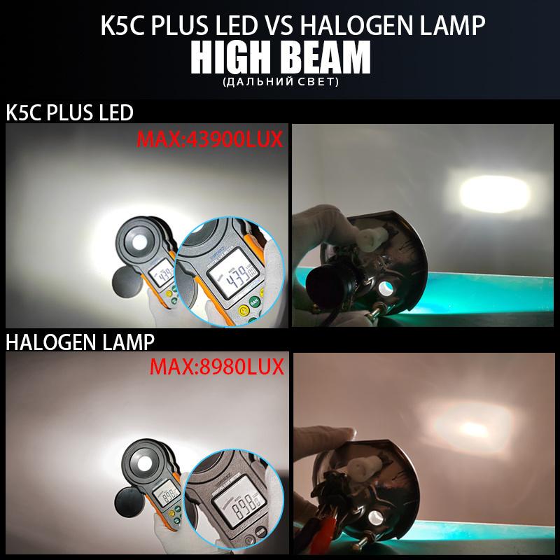 DAWN KNIGHT 140W K5C PLUS H7 H11 H1 H4 Светодиодная лампа для фар 4300K LED HB3 HB4 Двойная медная трубка Светодиодный комплект для автомобиля 12V 2 шт.