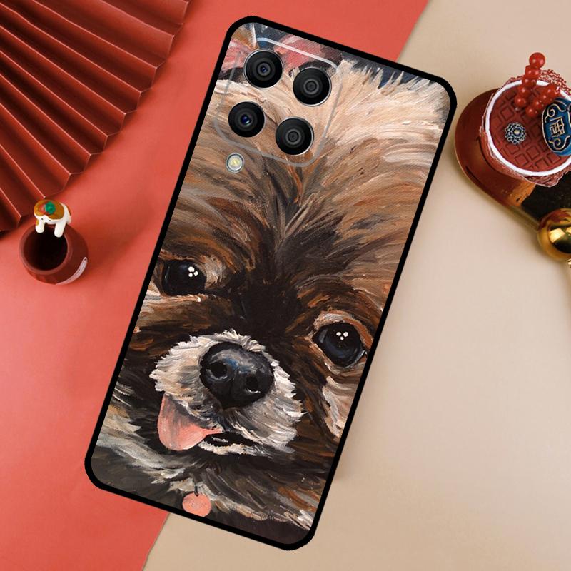 Pomeranian Dog For Samsung Galaxy M32 M16 M06 M12 M55 M15 M35 M14 M34 M54 M11 M21 M31 M13 M33 M53 M52 Case