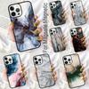 Vintage Marble Soft Phone Case for iPhone 17 Air 16e Pro max 15 Pro 13 14 Plus 11 12 MagSafe Magnetic Coque