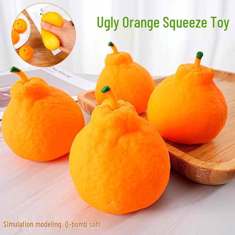 Трансграничные игрушки-антистресс: Жидкое тесто из яичного желтка, Вентиляционное отверстие для гамбургера и Чашка для белки. Медленное восстановление формы, щипайте и сжимайте для снятия стресса.