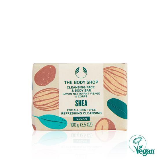 The Body Shop Очищающее мыло для лица и тела 100 г (Выберите 1 из 7 типов) (вегетарианский)