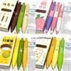 3 шт./кор. креативная гелевая ручка с запахом еды 0,5 мм, быстросохнущая, ручка для записей на экзамене, детский подарок, канцелярские принадлежности для школы