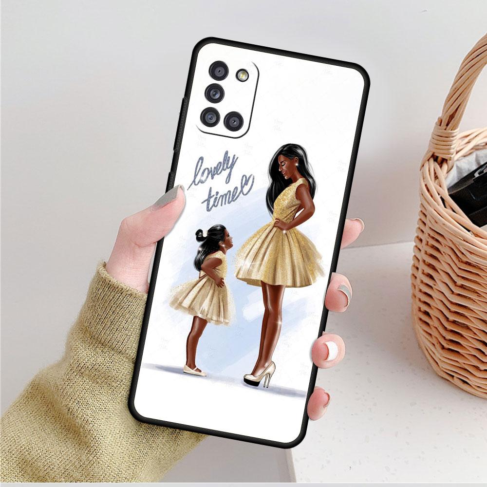 Cell Fundas Woman Girl Super Mom Baby Coque For Samsung A12 A71 A52 A72 A32 4G A02s A31 A41 A21s A51 A22 A52s 5G A13 A23 A73