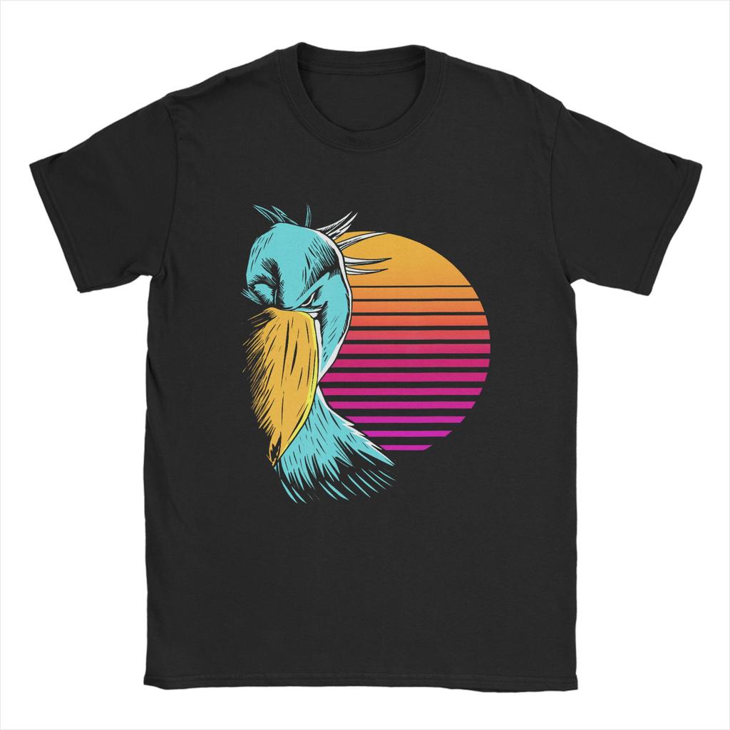Oversized Tshirt Summer Majestic Shoebill Storks Portrait Leisure T Shirts Pure Cotton Tshirt For Unisexs Y2k Basic Loose Tees