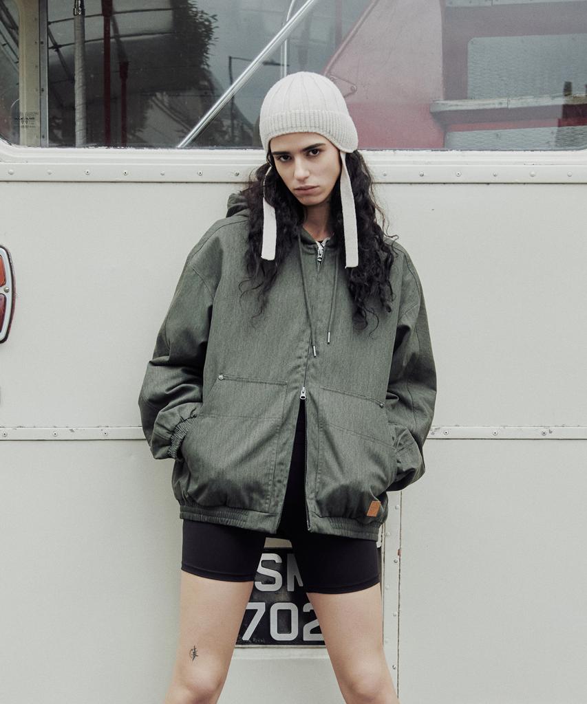 SUPERDRY Vintage Hooded Jacket Khaki