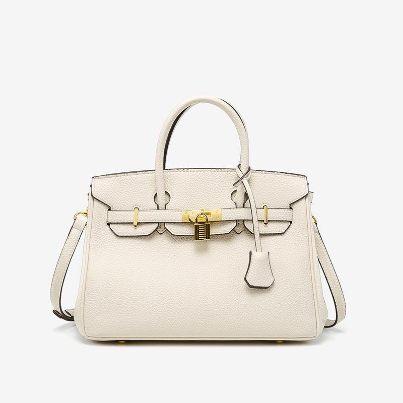 Модная женская сумка платинового цвета 2023 года с узорами личи и крокодиловой кожи