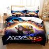 3D Printed Anime The King Of Fighter Bedding Sets Exquisite Bed Supplies Set Duvet Cover Bed Comforter Set Luxury Birthday Gift
