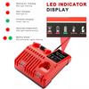 Профессиональное зарядное устройство для литий-ионных аккумуляторов M12-18C для Milwaukee 12 В 14,4 В 18 В C1418C 48-11-1815/1828/1840 M18 M14 M12