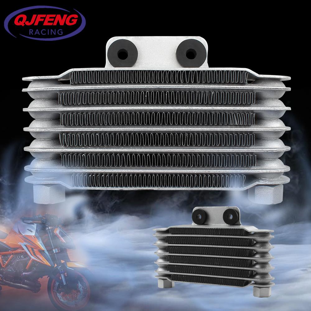 Motorcycle Radiator Oil Cooler 6 Row 125cc for Yamaha Suzuki Gy6 Performance Parts Dirt Pit Bike Motocross Universal Accessories