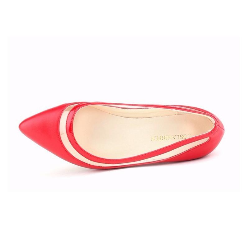 Новые матовые женские туфли-лодочки на низком каблуке с острым носком и красной подошвой, женские туфли-лодочки на низком каблуке, для работы, карьеры, весна-осень