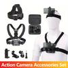 7-in-1 Action Camera Accessories Set Head Strap Chest Strap Mount Phone Holder For GoPro Insta360 SJCAM Osmo Akaso Smartphones