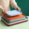 Dessert Tray Nordic PP Pallet Plastic Tray Flat Party Serving Food Platter Trays Rectangular Serving Tray Kitchen Organizer