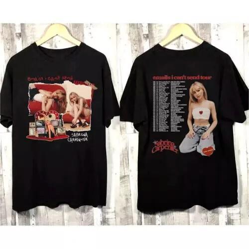 Футболка Sabrina Carpenter 'Emails I Can't Send Tour 2023' GC2023 Унисекс