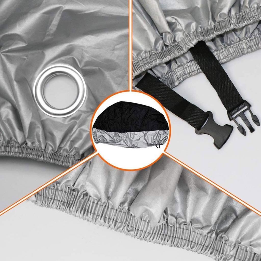 Universal Motorcycle Cover All Season 210D Oxford Waterproof Motorbike Covers with Lock Holes